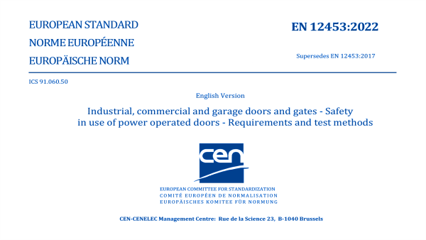 Guide to regulations and standards for automatic gates and motorised doors
