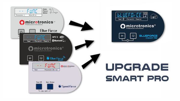 Upgrade Smart Pro, update your previous BlueForce instruments to Pro version