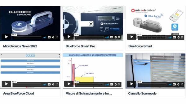 Video training courses and product support area